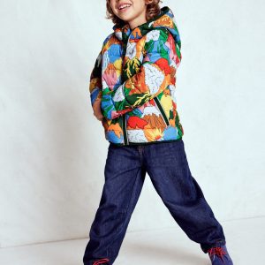 Pack-away Padded Jacket-Multi Volcanoes