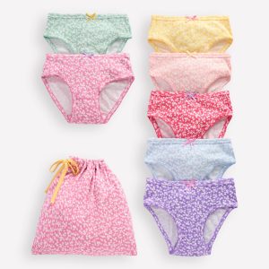 7-Pack Pointelle Underwear-Multi Ditsy Vine