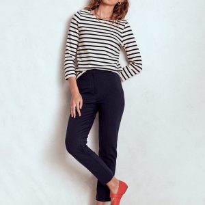 Highgate Ponte Pants-Navy