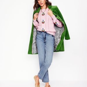 High Rise Straight Leg Jeans-Light Vintage