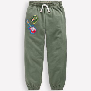 Badge Sweatpants-Green Activity