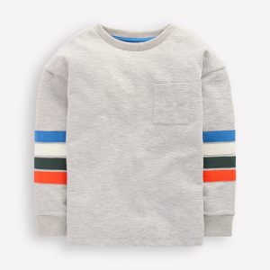 Relaxed Mid-weight T-shirt-Grey Marl