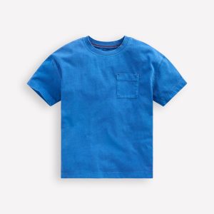 Garment Dye Relaxed T-shirt-Cabana Blue