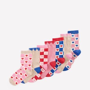 Socks 7 Pack-hearts