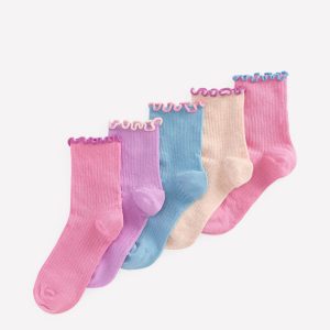 5-pack Frill Socks-Multi