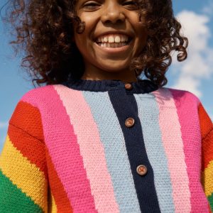 Rainbow Cardigan-Multi Rainbow
