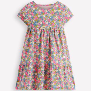 Ariel Twirly Jersey Dress-Ditsy Floral