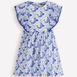 Pretty Woven Dress-Soft Ivory Mermaid Toile