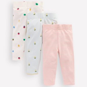 3-pack Cotton Leggings-Multi Daisy