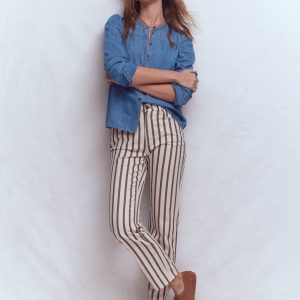 Mutton Denim Shirt-Mid Vintage