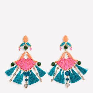 Mega Motif Earrings-Multi