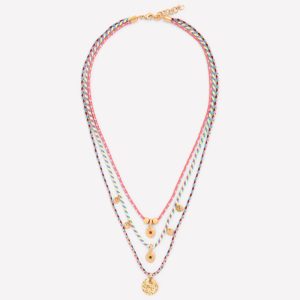 Three Layer Necklace-Multi