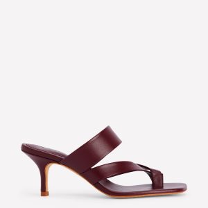 Toe Post Kitten Heel Sandal-Deep Wisteria