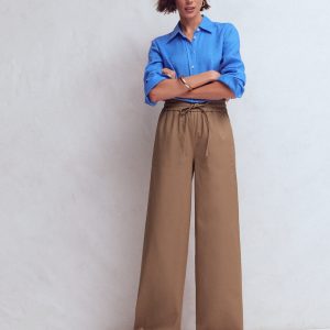 Greenwich Tie Waist Pants-Amphora